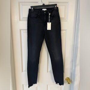NWT Good American Good Leg Black Skinny jeans size 4 27